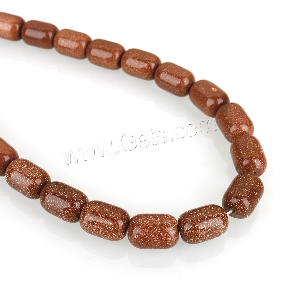 Goldstone Beads, vintage & fashion jewelry & DIY & different size for choice, brick red, Hole:Approx 1.5mm, Length:Approx 15 Inch, Sold By Strand
