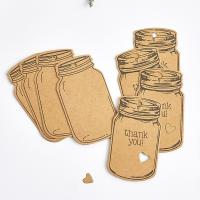Paper Label Tag, Bottle, vintage & detachable & DIY  75*44mm  