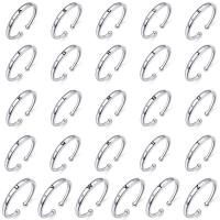 CZ Sterling Silber Fingerring, 925er Sterling Silber, platiniert, verschiedene Stile für Wahl & für Frau & Emaille & mit kubischem Zirkonia, 20mm, verkauft von PC