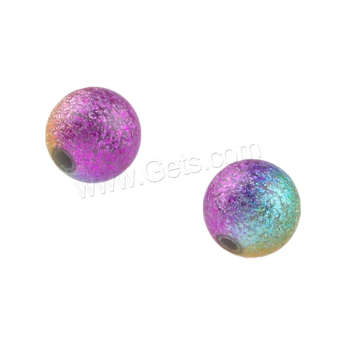 Acrylic Jewelry Beads, Round, Mini & fashion jewelry & gradient color & DIY & different size for choice, multi-colored, Sold By Bag