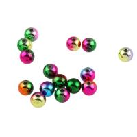 Acrylic Jewelry Beads, Round, Mini & fashion jewelry & DIY multi-colored 