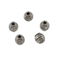 Zinc Alloy Jewelry Beads, antique silver color plated, DIY Approx 2.1mm, Approx 