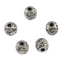 Zinc Alloy Jewelry Beads, antique silver color plated, DIY Approx 1.6mm, Approx 