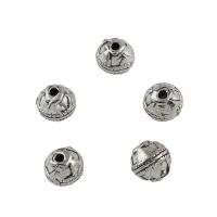 Zinc Alloy Jewelry Beads, antique silver color plated, DIY Approx 1.4mm, Approx 