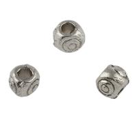 Zinc Alloy Jewelry Beads, antique silver color plated, DIY Approx 2.3mm, Approx 