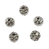 Bijoux de perles en alliage de Zinc , Plaqué de couleur d'argent, bijoux de mode & DIY, 6.9mm Environ 1.3mm, Environ Vendu par sac