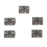 Zinc Alloy European Beads, Column, antique silver color plated, DIY Approx 3.8mm, Approx 