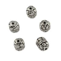 Zinc Alloy Jewelry Beads, antique silver color plated, fashion jewelry & DIY Approx 1.1mm, Approx 