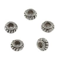 Zinc Alloy Spacer Beads, antique silver color plated, DIY Approx 1.6mm, Approx 