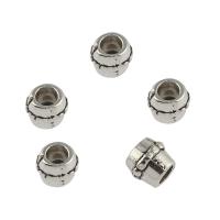 Zinc Alloy Jewelry Beads, antique silver color plated, DIY Approx 3.1mm, Approx 
