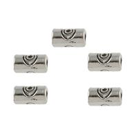 Zinc Alloy Jewelry Beads, Column, antique silver color plated, DIY Approx 1.3mm, Approx 