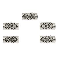 Zinc Alloy Jewelry Beads, Column, antique silver color plated, DIY Approx 1.5mm, Approx 