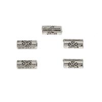 Zinc Alloy Jewelry Beads, Column, antique silver color plated, DIY Approx 1.4mm, Approx 