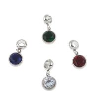 Stainless Steel European Pendants, 316L Stainless Steel, DIY & with rhinestone Approx 4mm 
