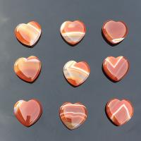 Agate Beads, Heart, polished & no hole 