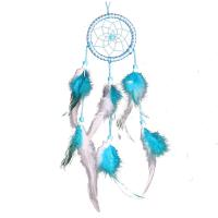Fashion Dream Catcher, Polyester, with Feather & ABS Plastic, handmade, for home and office & durable 400-450mm,80mm 
