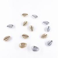 Zinc Alloy Jewelry Beads, Shell, plated, Mini & fashion jewelry & DIY 16*11*4mm 