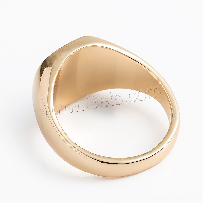 Enamel Zinc Alloy Finger Ring, plated, different size for choice & for man, more colors for choice, 2PCs/Bag, Sold By Bag