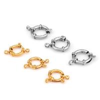 Stainless Steel Spring Ring Clasp, plated, durable Approx 3mm 
