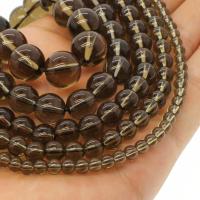 Natural Smoky Quartz Beads, Round tan Approx 1mm Approx 14.9 Inch 