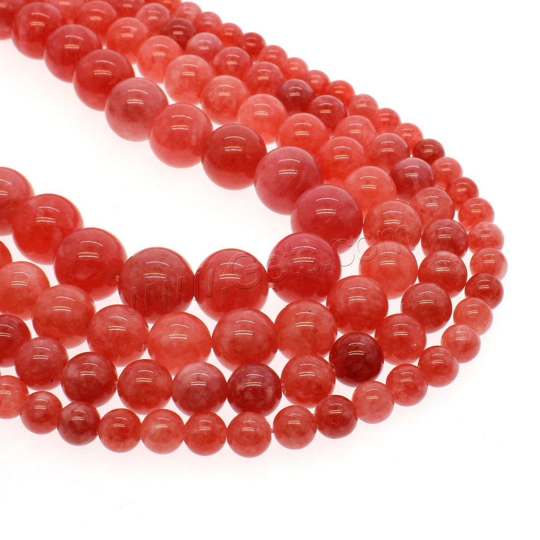 Rhodonite Beads, Rhodochrosite, Round, different size for choice, red, Hole:Approx 1mm, Length:Approx 14.9 Inch, Sold By Strand