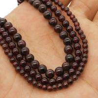 Natural Garnet Beads, Round garnet Approx 1mm Approx 14.9 Inch 