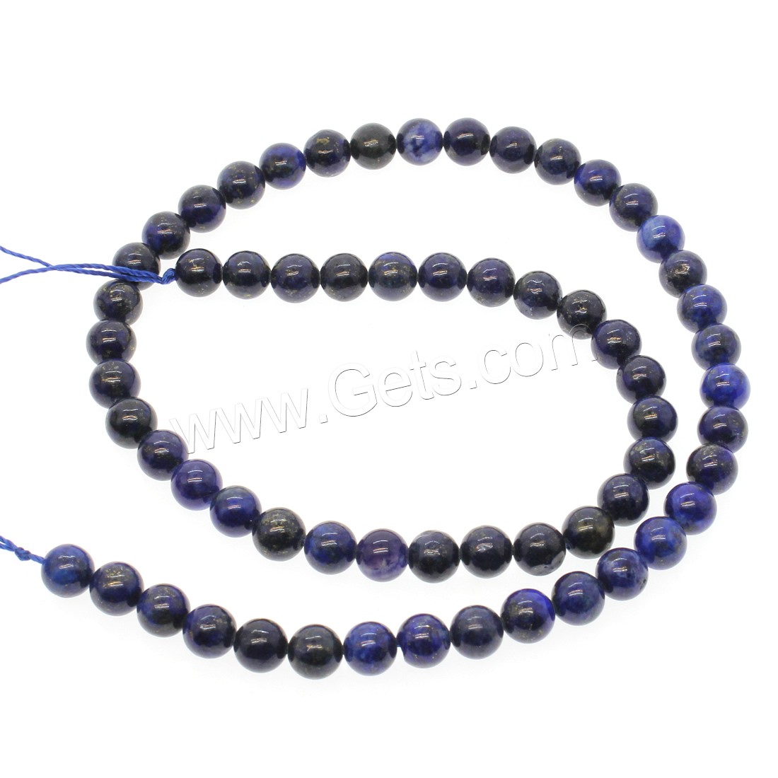 Perles de pierre gemme unique, lapis synthétique, Rond, normes différentes pour le choix, couleur de lapis-lazuli foncé, Trou:Environ 1mm, Longueur:Environ 14.9 pouce, Vendu par brin