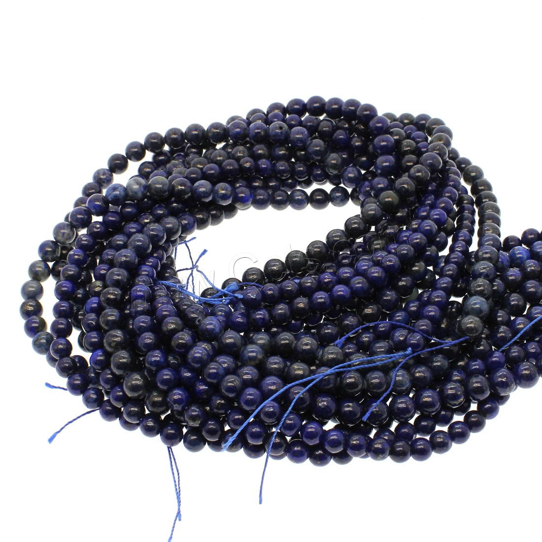 Single Gemstone Beads, Synthetic Lapis, Round, different size for choice, deep lapis lazuli, Hole:Approx 1mm, Length:Approx 14.9 Inch, Sold By Strand