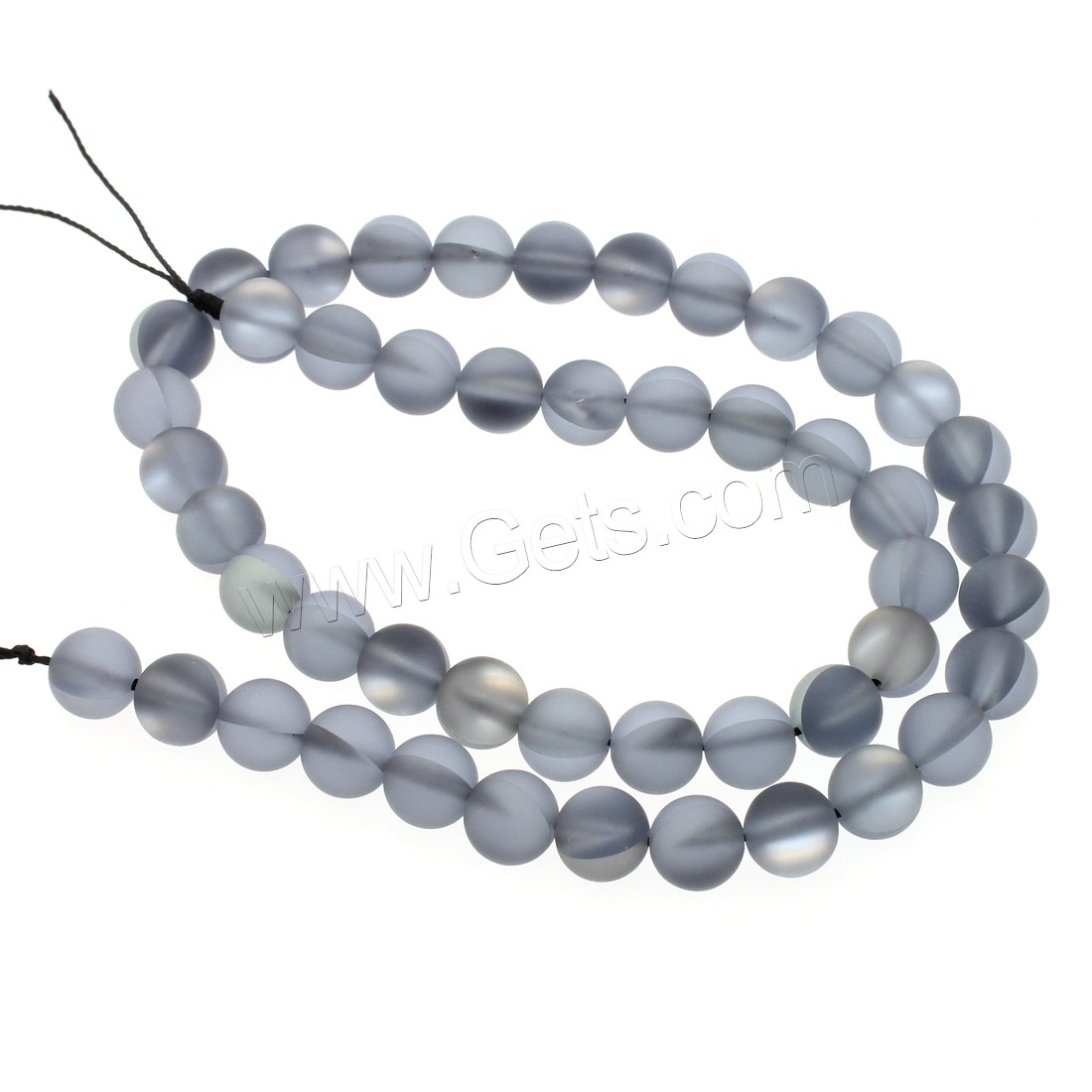 Labradorite Beads, Round, different size for choice & frosted, grey, Hole:Approx 1mm, Length:Approx 14.9 Inch, Sold By Strand