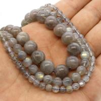 Labradorite Beads, Round grey Approx 1mm Approx 14.9 Inch 
