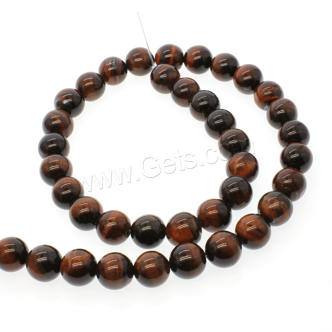 Tiger Eye Beads, Round, different size for choice, red, Hole:Approx 1mm, Length:Approx 14.9 Inch, Sold By Strand