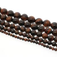 Tiger Eye Beads, Round red Approx 1mm Approx 14.9 Inch 