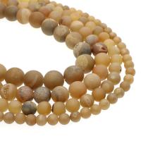 Laugh Rift Agate Beads, Round, plated yellow Approx 1mm Approx 14.9 Inch 
