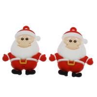 Resin Christmas Pendant, Santa Claus, Mini & Christmas Design & cute & DIY, red Approx 3.2mm 