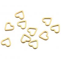 Brass Jewelry Finding, Heart, plated, DIY & hollow 