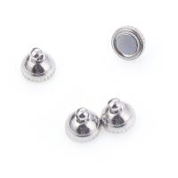 Brass Magnetic Clasp, silver color plated, double-hole Approx 1.2mm 