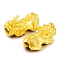 Brass Jewelry Beads, Fabulous Wild Beast, gold color plated, vintage & fashion jewelry & DIY, 31*17*10mm 