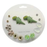 Resin Stud Earring, 7 pieces & for woman - 