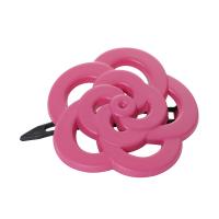 Hair Clip, ABS Plastic, Flower, Korean style & for woman & hollow 50mm 