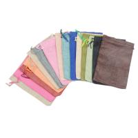 Linen Jewelry Pouches Bags, portable & durable & hardwearing 