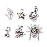 Zinc Alloy Jewelry Pendants, DIY  silver color, nickel, lead & cadmium free 