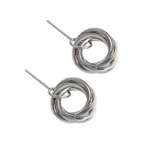Sterling Silver Stud Earring, 925 Sterling Silver, sterling silver post pin, plated, Korean style & for woman 12.6mm 