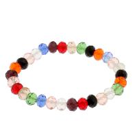 Crystal Bracelets, elastic & for woman & faceted Approx 6.9-7.5 Inch 