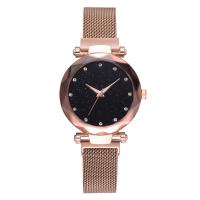 Women Wrist Watch, Zinc Alloy, with Magnet & Glass, Chinese movement, waterproofless & for woman Approx 9.45 Inch 