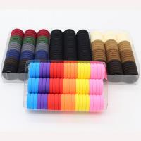 Rubber Band Hair Jewelry Elastic, Korean style & for children mixed colors, 30mm 