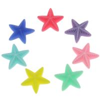 Сплошной цвет смолы кабошон, канифоль, Звезда, Мини & Милые & DIY, Много цветов для выбора 200ПК/сумка, продается сумка