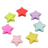 Cabochon résine couleur unie, étoile, Mini & Mignon & DIY, plus de couleurs à choisir Vendu par sac
