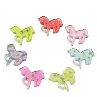 Cabujón de animal de la resina, Unicornio, Mini & Lindo & Bricolaje, más colores para la opción, 19x20x5mm, 200PCs/Bolsa, Vendido por Bolsa