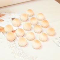 PC Plastic Hair Accessories DIY Findings, with Resin, Mini & cute 1.2cm 