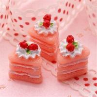 PC Plastic Hair Accessories DIY Findings, with Resin, Mini & cute, 15mm 